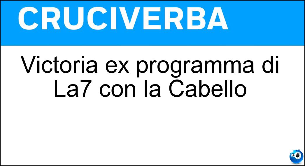 victoria programma