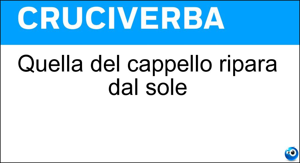 quella cappello