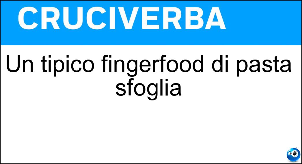 tipico fingerfood
