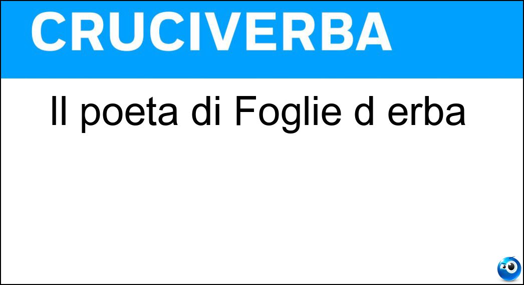 poeta foglie