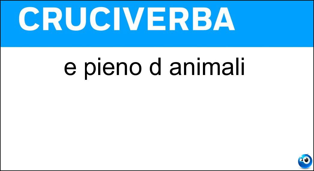 pieno animali